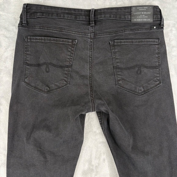 Lucky Brand Lolita Skinny Jeans Black Wash Ankle Women Sz 10 30 (Fits 32.5x28.5) - Picture 10 of 16